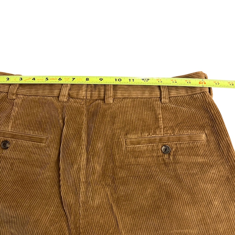 Brooks Brothers‎ Clark Corduroy Pants Mens 34x30 Brown Straight Leg - Picture 6 of 8